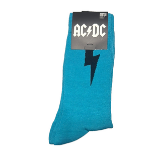 3/$18 AC/DC Men's Blue Socks NWT